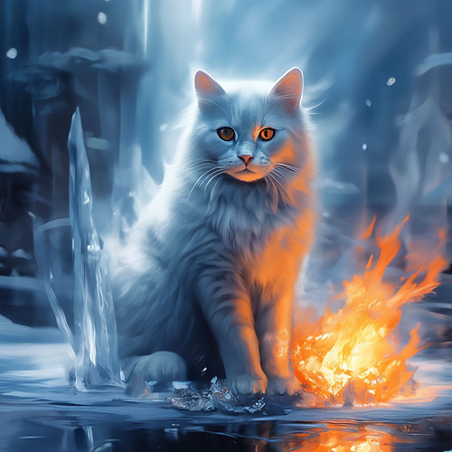 Огненный кот